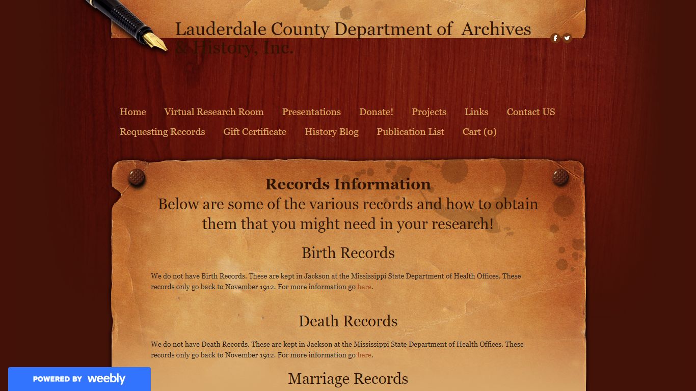 Records Information - Lauderdale County Department of ...